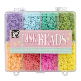 Craft Sensations Disk Perler Sett Multicolor 6mm med Oppbevaringsboks