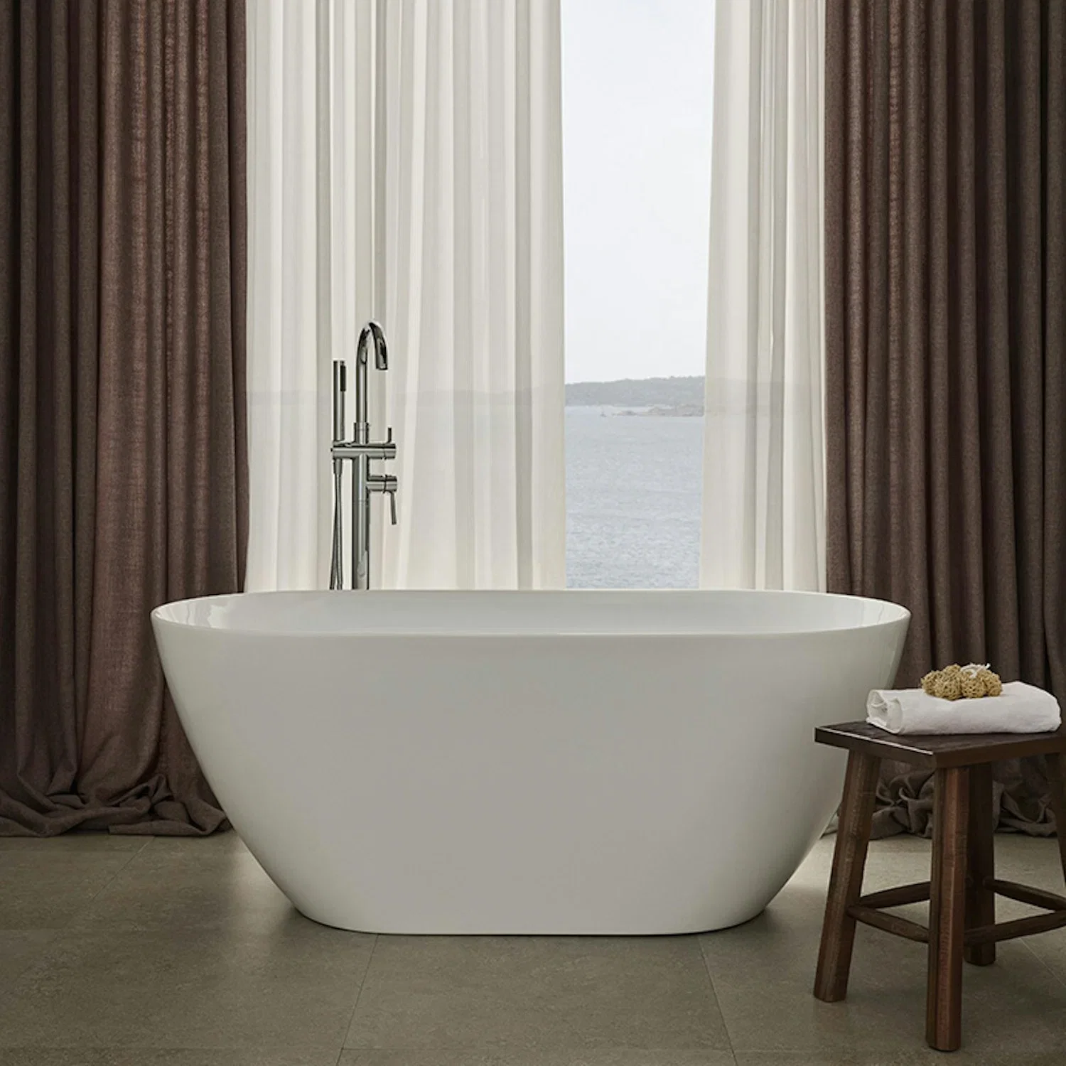 Westerbergs Bathtub Freestanding Acrylic White 160x73cm 20081044