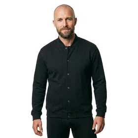 Build Your Brand Heavy Tonal College Jacket (Men's)