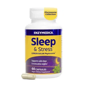 Enzymedica Sleep & Stress Lemon Balm Phytosome 60 Kapslar