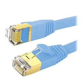 C Technologies Xclio Flat SSTP Cat7 1M Network Cable FC7-1MBL