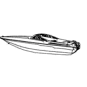 Carver Industries Lps I/o Boat Cover Silver