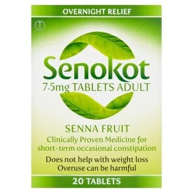 Senokot Senna Fruit 7.5mg Adult 20 Tablets