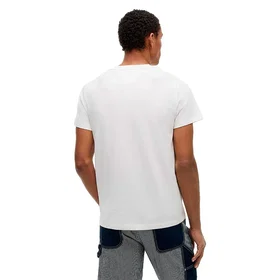 Tommy Jeans Tjm Slim Sign Chest Kortärmad T-shirt (Herr)