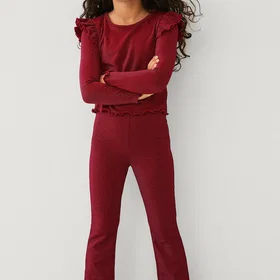 Ellos Collection Ribbestrikkede Leggings (Barn)
