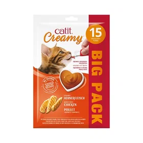 Catit Creamy Kylling Treats 15x10g