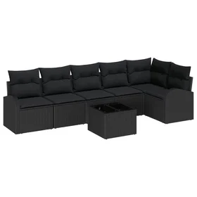 vidaXL Garden Sofa Set with Cushion 7 Pieces 3346073