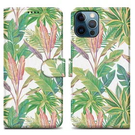 Cadorabo Case with Magnetic Closure Kickstand and Card Slot for iPhone 12 Pro Max