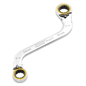 Draper 03944 Double Ring Ratchet S-Shape Spanner 14x16mm