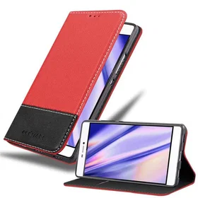 Cadorabo Wallet Case with Magnetic Closure Kickstand and Card Slot for Huawei P8