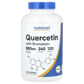 Nutricost Quercetin with Bromelain 880mg 240 Capsules