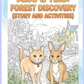 Miso 's Brave Adventure – A Quest for Tiko Färgläggningsbok för Barn
