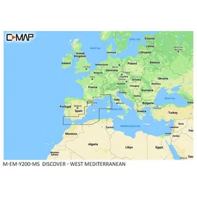 C-Map M-EM-Y200-MS (West Mediterranean)