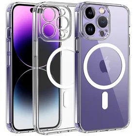 CO2 Bag CO2 Étui Magnétique Transparent Renforcé pour iPhone 14 Pro Max