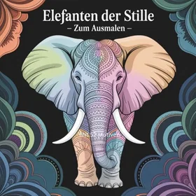 Elefanten Der Stille Färgläggningsbok
