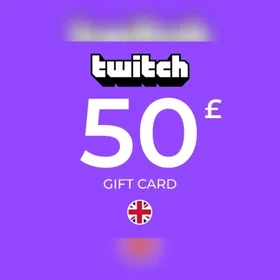 Twitch Presentkort 50 GBP