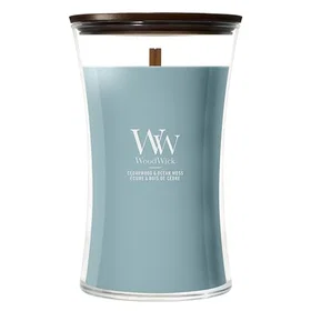 WoodWick Cedarwood & Ocean Moss Stor Scented Candle 610g