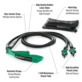 BuddySwim Super Stroke Replacement X-Light Svart / Grön