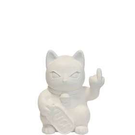 Blogo Maneki Kissa Figuuri Valkoinen