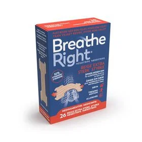 Breathe Right Beige Extra Strength Nasal Strips 26-pack
