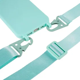 Tyndt TPU Etui med Justerbar Rem för iPhone 13