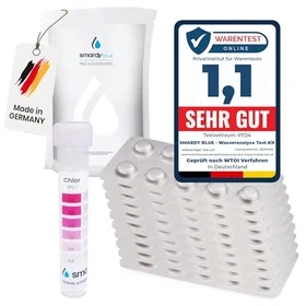 SMARDY Snabbtesttabletter pH Och Fritt Klor DPD1 120pcs