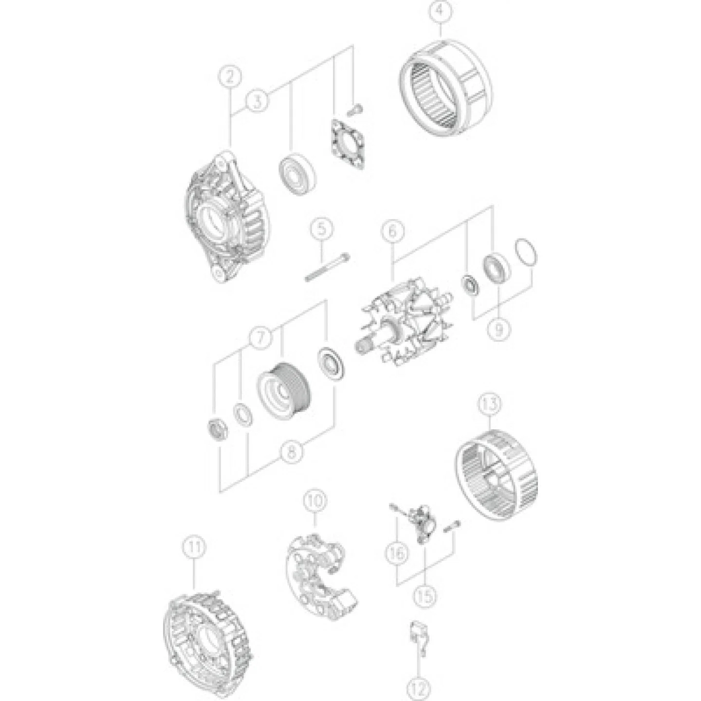 Mahle Original Alternator MG 74