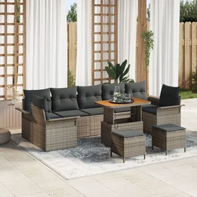 vidaXL Outdoor Furniture Set 10-parts 3362123