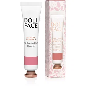 Doll Face Pillow Perfect Gel Cushion Nestemäinen Poskipuna