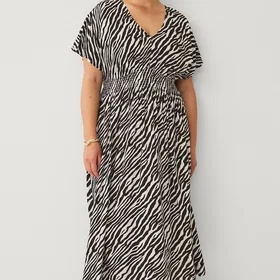 Ellos Collection Maxi Klänning Med Smock