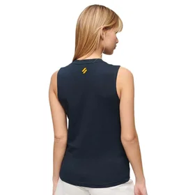 Superdry Sport Luxe Graphic Fitted Sleeveless T-shirt (Dam)