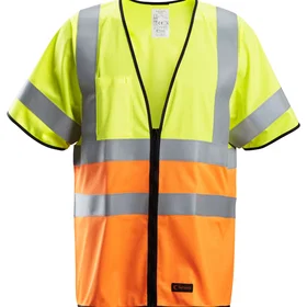 Snickers Workwear 4361 Protecwork Høy synlighetsvest Flammebestandig Orange