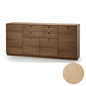 Skovby Sm942 Sidsskåp Ek 194x44x88cm