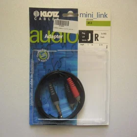 Klotz Y Kabel Stereo Jack til 2x RCA 1m AY3-0100