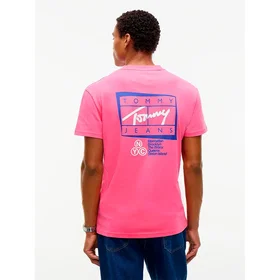 Tommy Jeans Dm0dm23598 Kortärmad T-shirt (Herr)