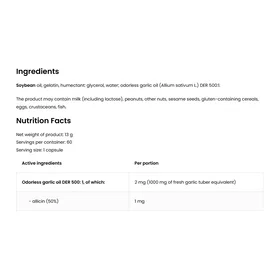 OstroVit Odorless Garlic 60 Kapslar