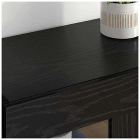 vidaXL High Cabinet 69.5x34x90cm Svart (3402688)
