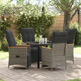 vidaXL Garden Dining Set 5 Pieces 3379626