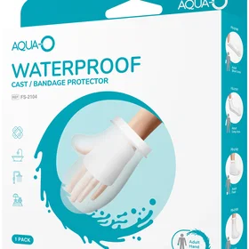 1Aid One-Aid Vattentätt Gipskydd: Vuxen Hand, 1 st