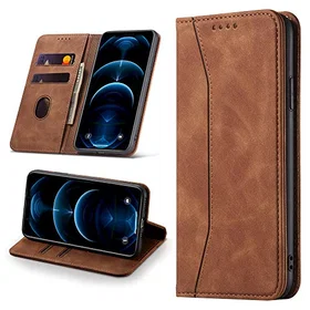 Leaisan Premium Läderplånboksfodral med Stöd för iPhone 12/iPhone 12 Pro