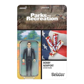 Super7 Parks And Recreation ReAction Bobby Newport Figure