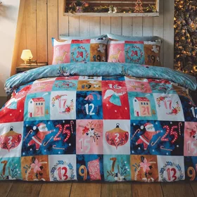 Rapport Advent Calendar Peitto Päällinen Set Mikrofiber