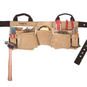 Kunys Carpenter's Apron Split Leather Brown TBC