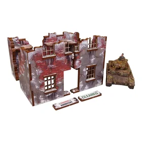 Micro Art Studio WW2 Normandy Achtung Panzer Winter Ruins 3 [28mm/1:56]