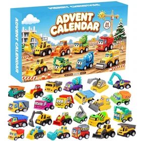 Quipulse Construction Pull‑Back Cars Advent Calendar