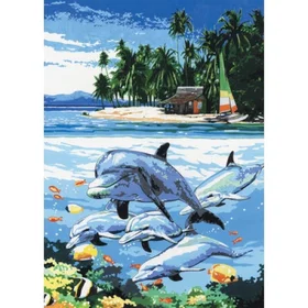 Royal & Langnickel Painting by Numbers Dolphins
