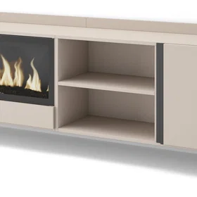SKRAUT Meuble TV 727_29 Effet Bois 212x35x50cm
