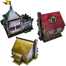 TerrainCrate Village Buildings Pack 28-32mm Scale