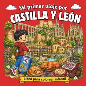 MI Primer Viaje Por Castilla Y León Färgläggningsbok för barn