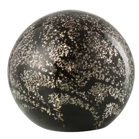 Jolipa Noir Et Or Verre Poids de Papier 8 cm